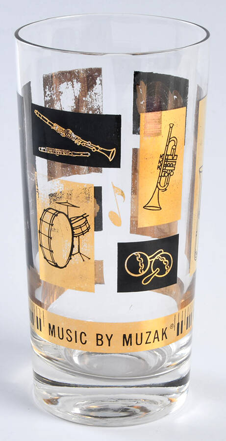 Music By Muzak Highball Glass by Unknown Manufacturer-1