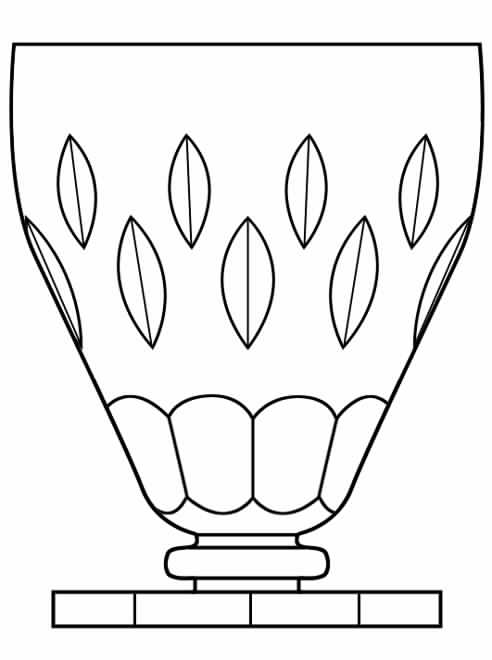 Aurillac Water Goblet by Val St Lambert-1