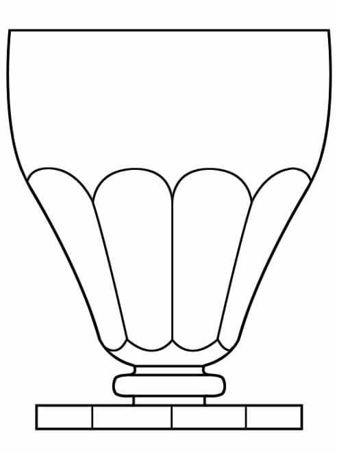 Aurillac Water Goblet by Val St Lambert-1