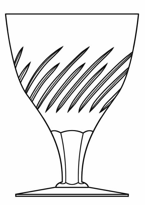 Berry Flamme Water Goblet by Val St Lambert-1
