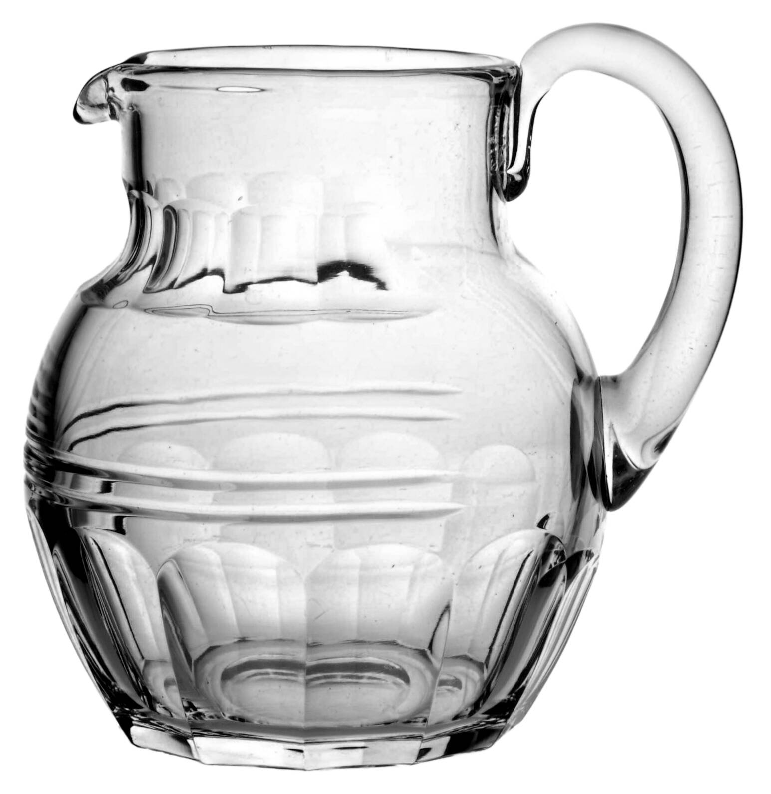 Blarney Clear 60 Oz Pitcher by Val St Lambert-1