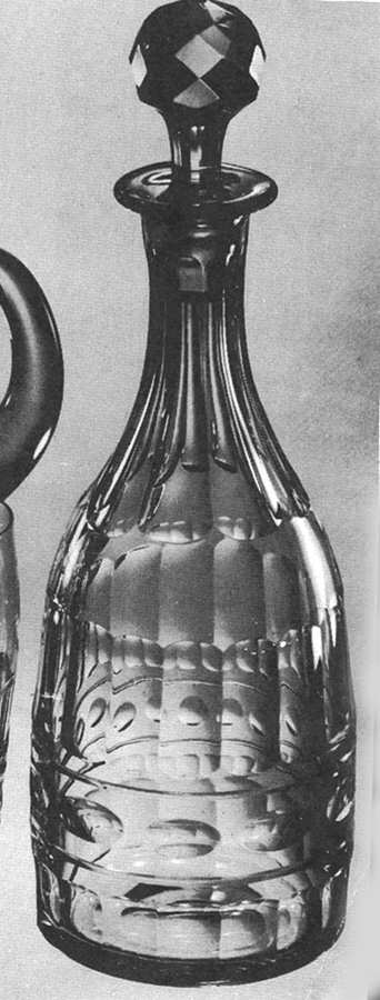 Blarney Clear Decanter & Stopper by Val St Lambert-1