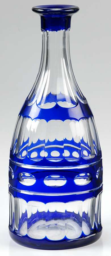 Blarney Blue Decanter No Stopper by Val St Lambert-1