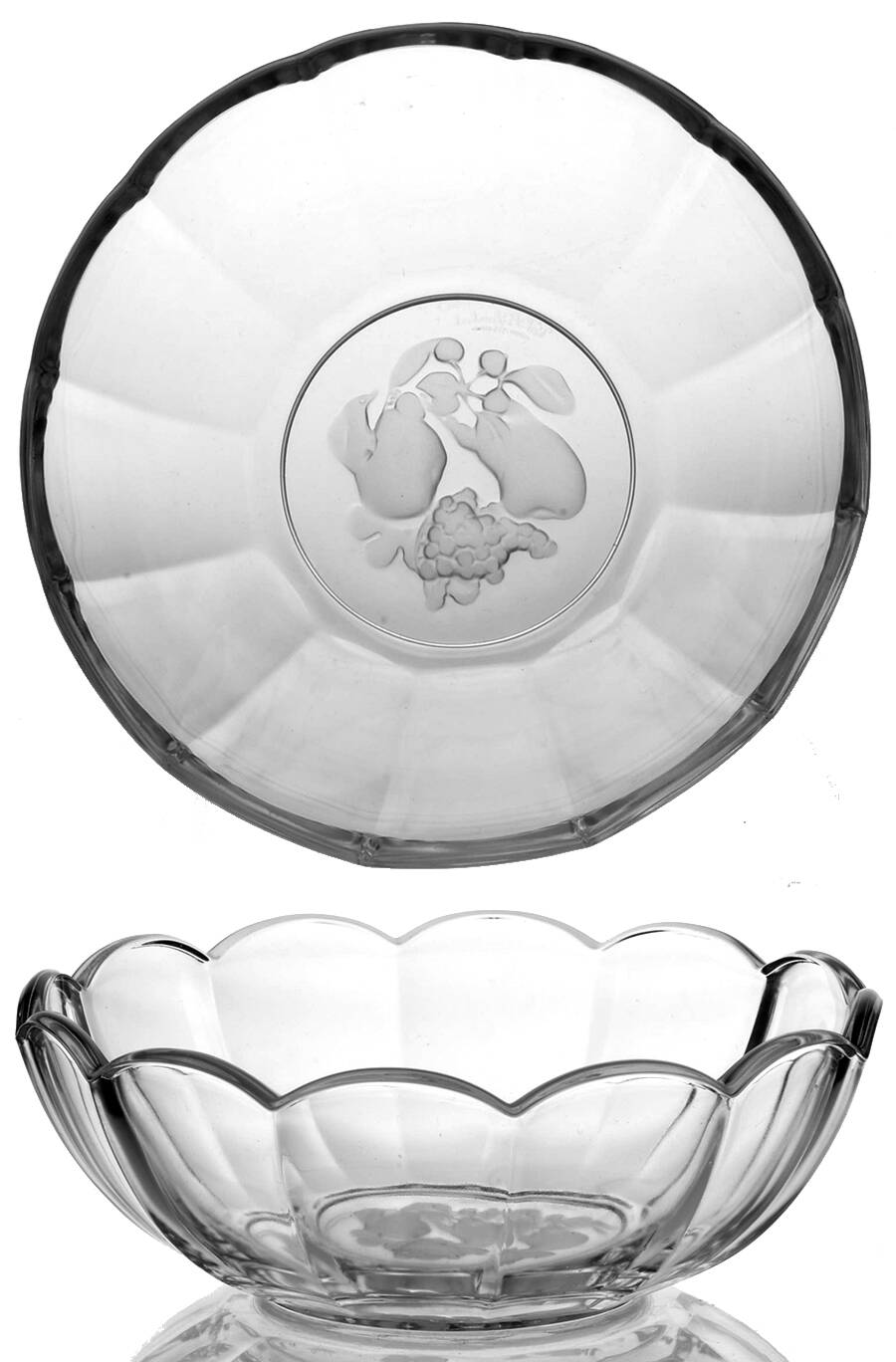 Brussels 6" Round Bowl by Val St Lambert-1
