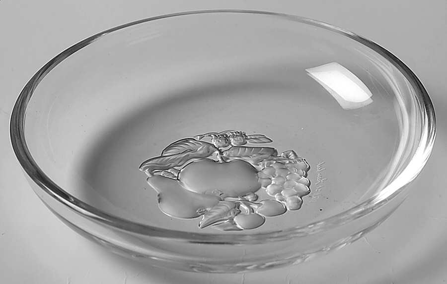 Brussels 6" Shallow Round Bowl by Val St Lambert-1