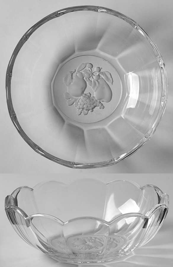 Brussels 6" Scalloped Bowl by Val St Lambert-1
