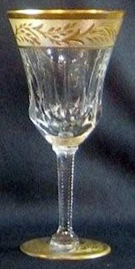 Cambrai d'Or Clear Frosted Port Wine by Val St Lambert-1