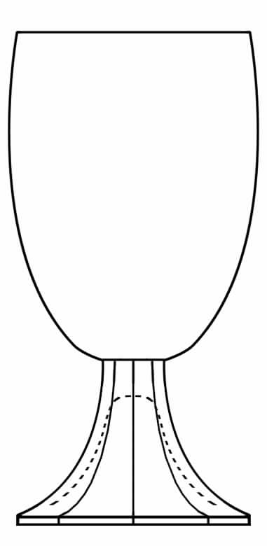 Carmen Water Goblet by Val St Lambert-1