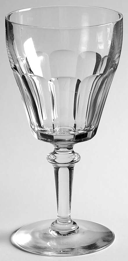 Colonial Tcpl Water Goblet by Val St Lambert-1