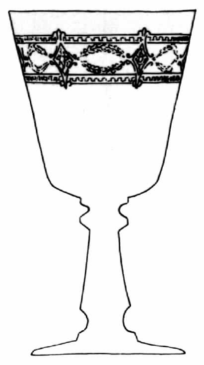 Crown Water Goblet by Val St Lambert-1