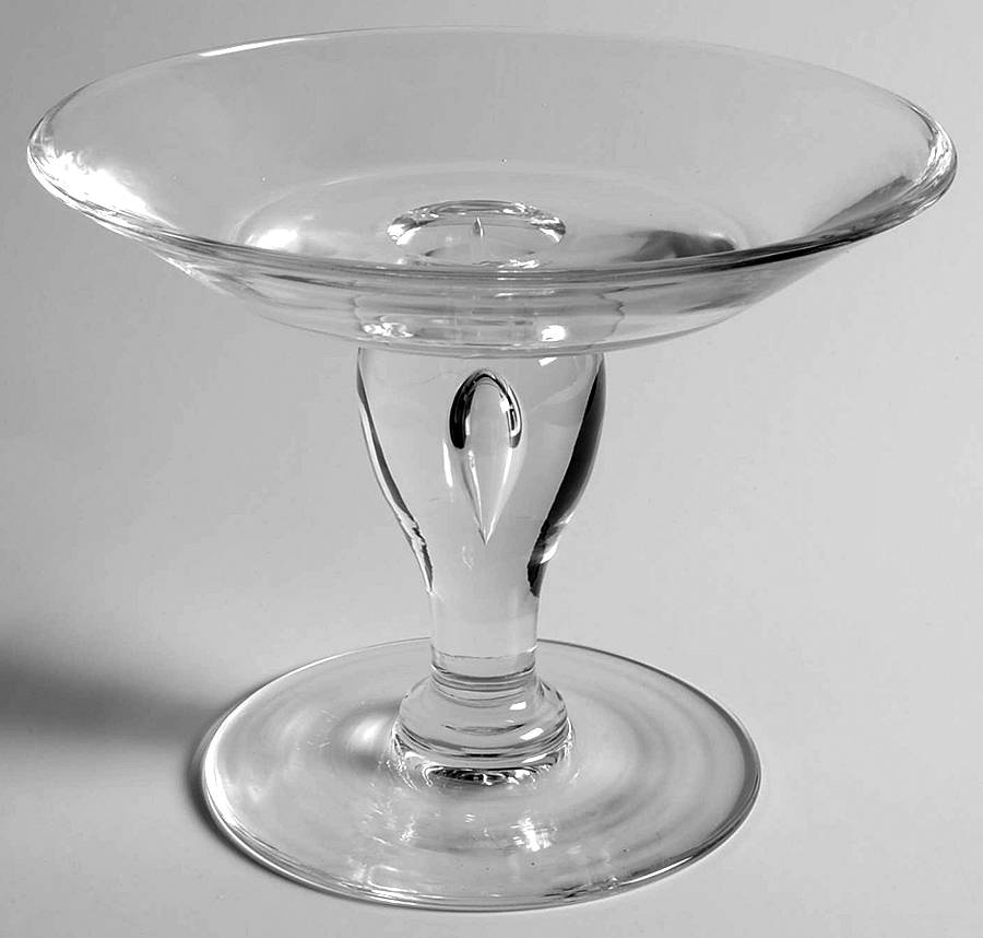 Empire 5" Height Open Compote by Val St Lambert-1