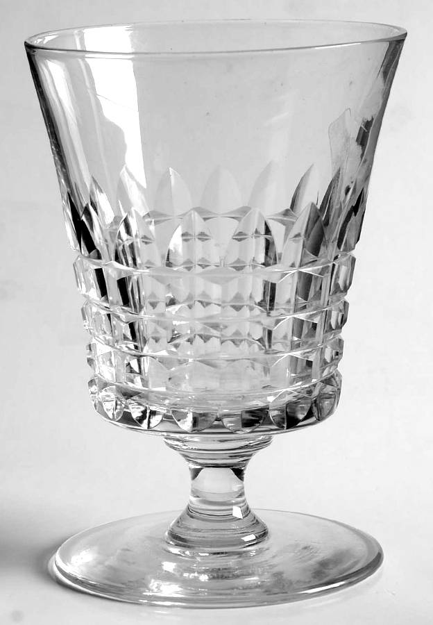Esneux Clear Footed Tumbler by Val St Lambert-1