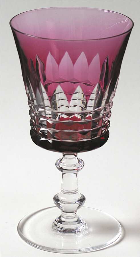 Esneux Rose Water Goblet by Val St Lambert-1