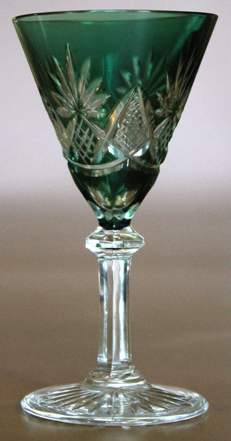 Eurydice Emerald Green Cordial by Val St Lambert-1