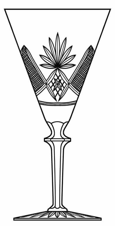 Eurydice Water Goblet by Val St Lambert-1