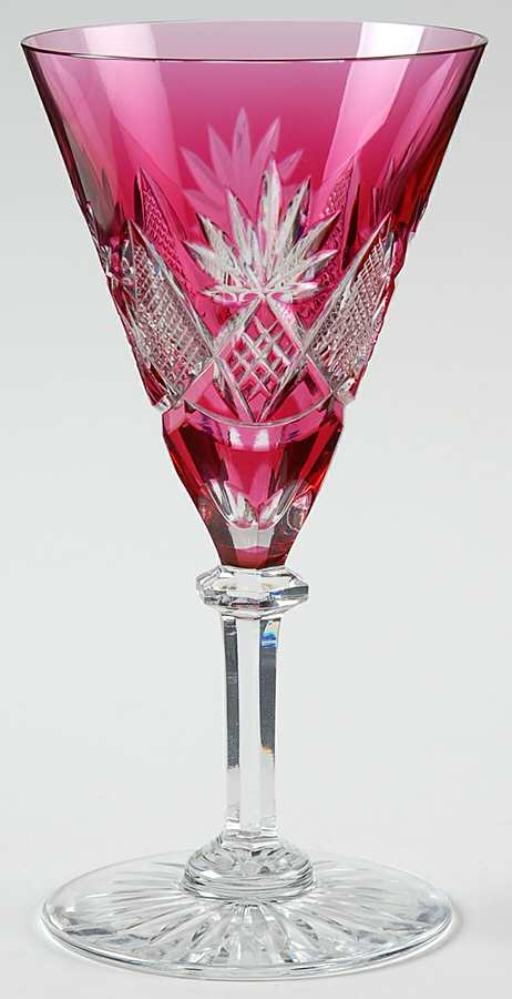 Eurydice Rose Colored Wine by Val St Lambert-1