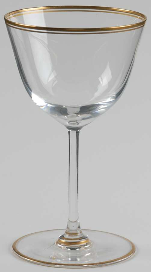 Eva Gold Wine Glass by Val St Lambert-1