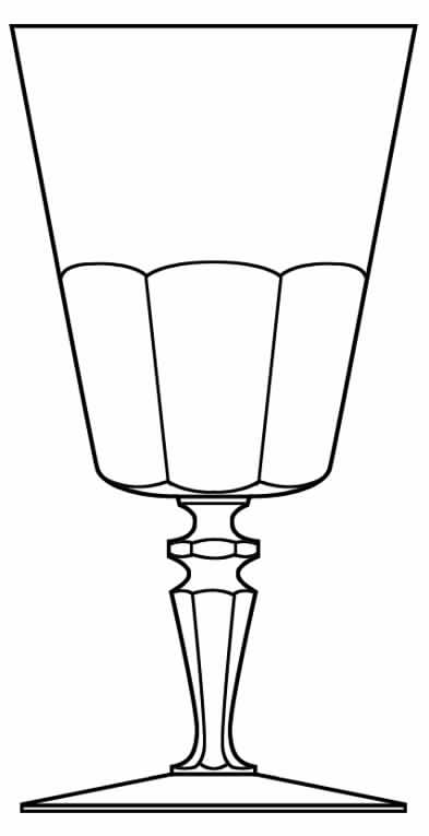 Faradet Water Goblet by Val St Lambert-1