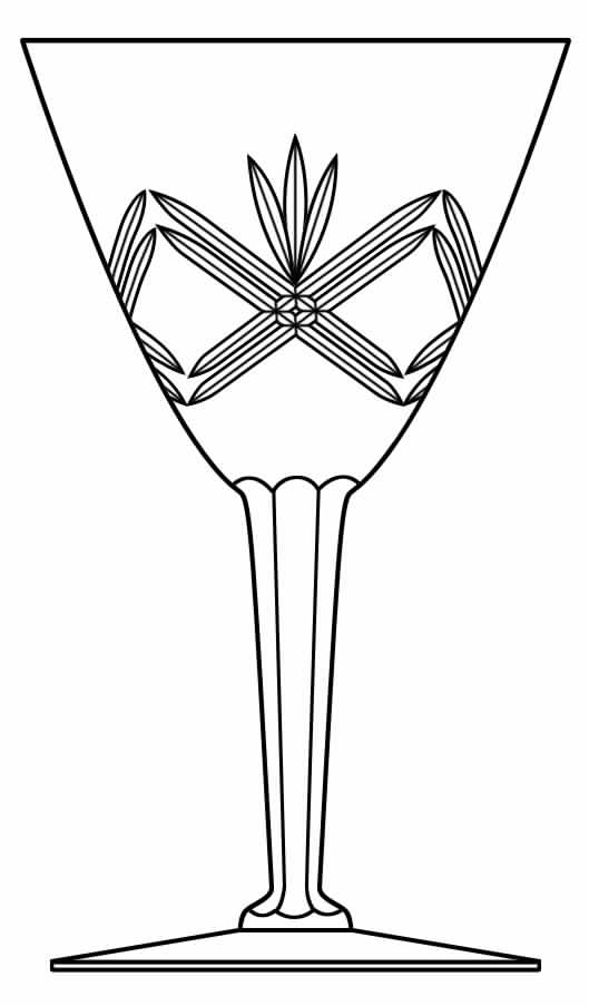 Gandria Water Goblet by Val St Lambert-1