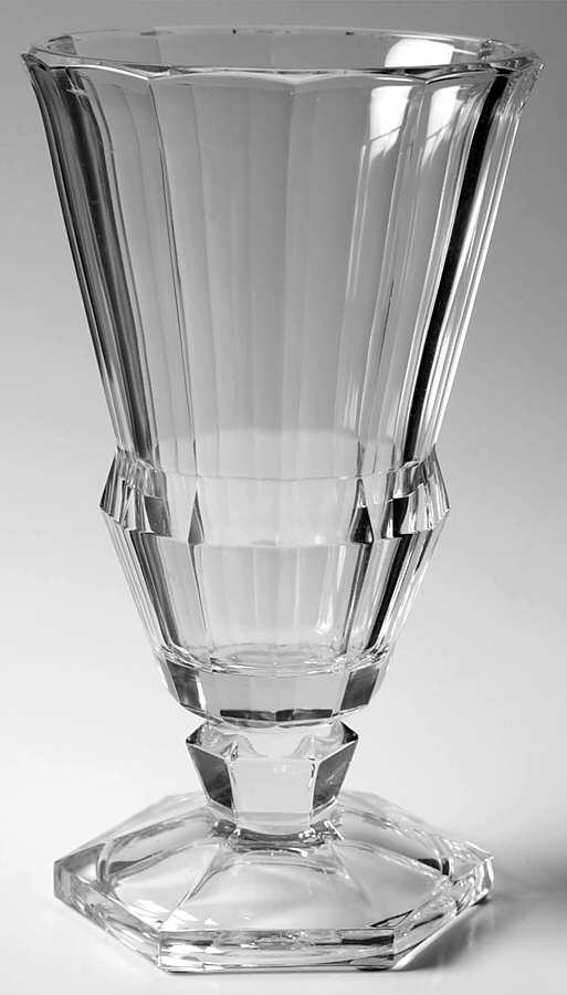 Gardenia 10" Footed Vase by Val St Lambert-1