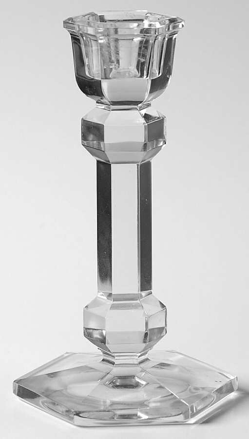 Gardenia 5" Single Light Candlestick by Val St Lambert-1