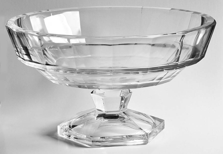 Gardenia 9" Footed Bowl by Val St Lambert-1