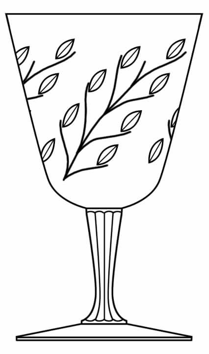 Gavotte Water Goblet by Val St Lambert-1