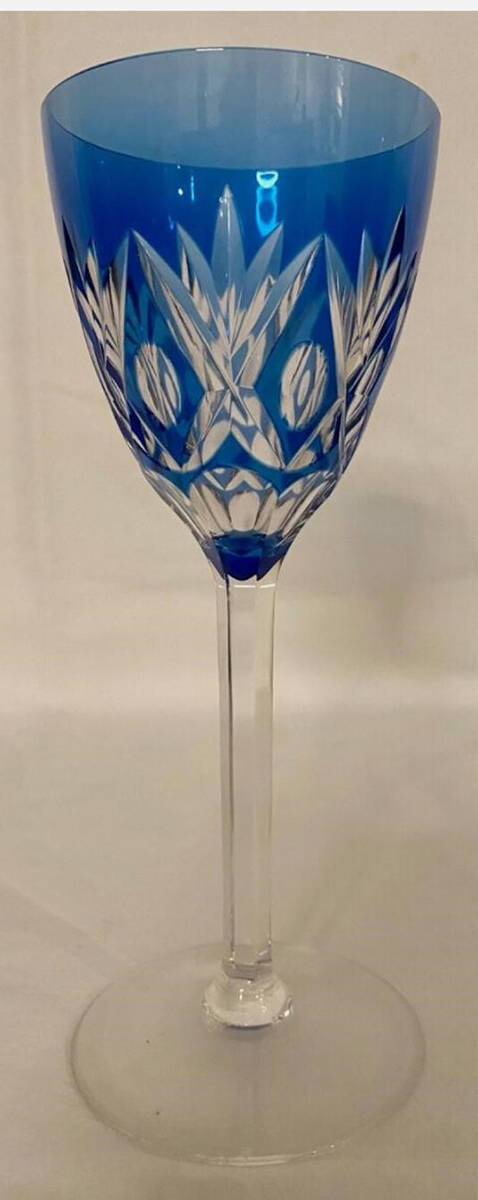 Gevaert Fantaisie Blue Roemer Wine by Val St Lambert-1