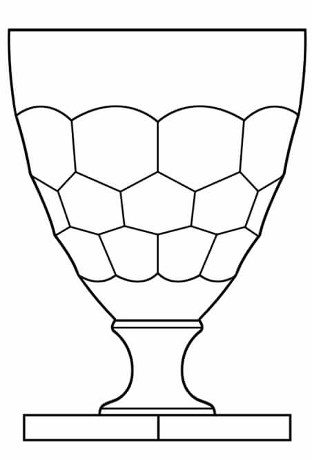 Gondole Ecailles Water Goblet by Val St Lambert-1