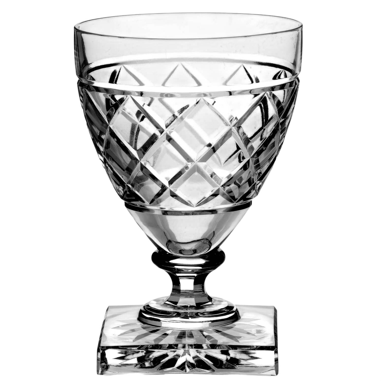 Gondole Losanges Wine Glass by Val St Lambert-1