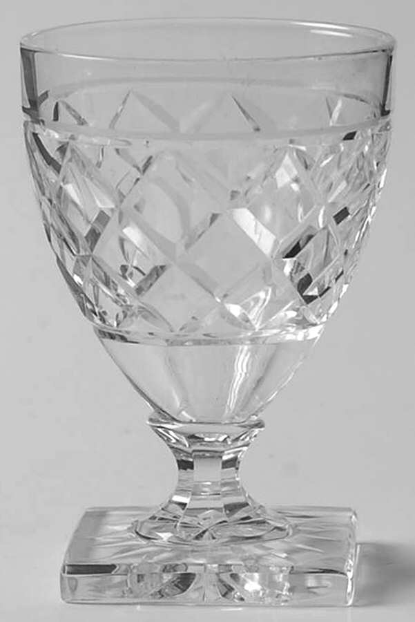 Gondole Losanges Cordial Glass by Val St Lambert-1