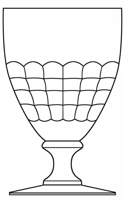 Hughes Water Goblet by Val St Lambert-1