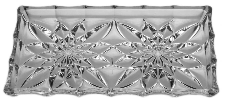 Imperial Creamer/Sugar, Tray Only by Val St Lambert-1