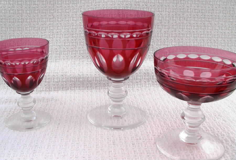 Kent York Rose Champagne/Tall Sherbet by Val St Lambert-1