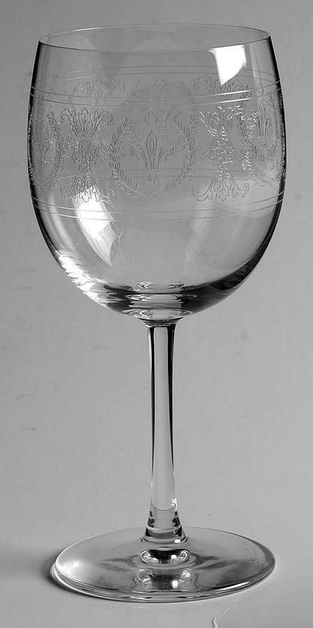 Laeken Decor 1903 Wine Glass by Val St Lambert-1