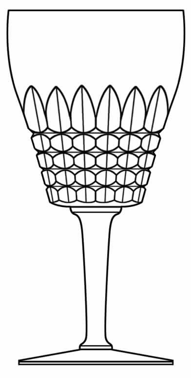 Mery Esneux Water Goblet by Val St Lambert-1