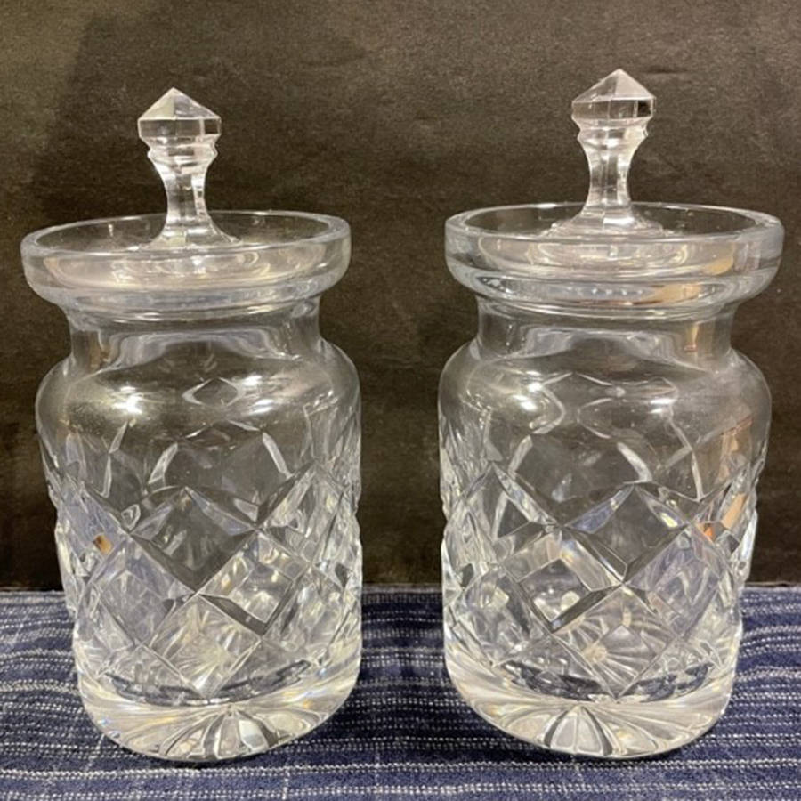 Metternich Fantaisie Marmalade & Lid by Val St Lambert-1