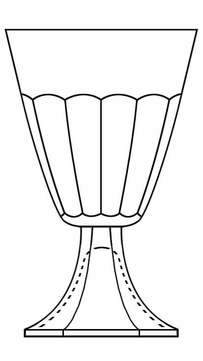 Mignon Tcpl Water Goblet by Val St Lambert-1