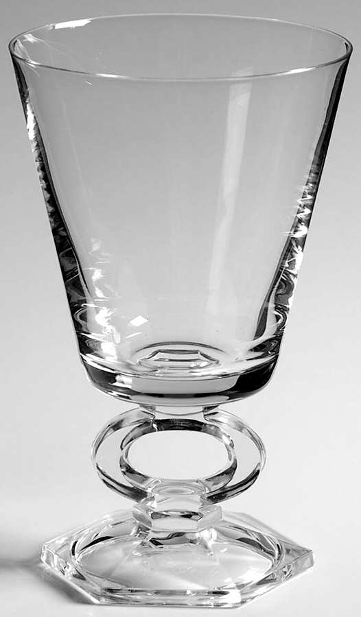 Mirage Clear Water Goblet by Val St Lambert-1