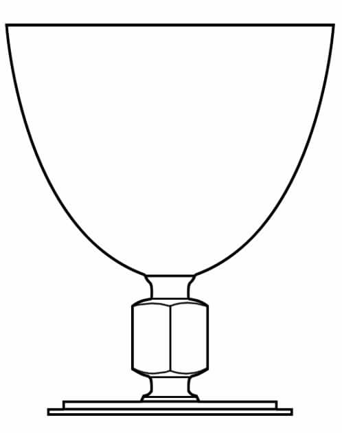 Nevel Water Goblet by Val St Lambert-1