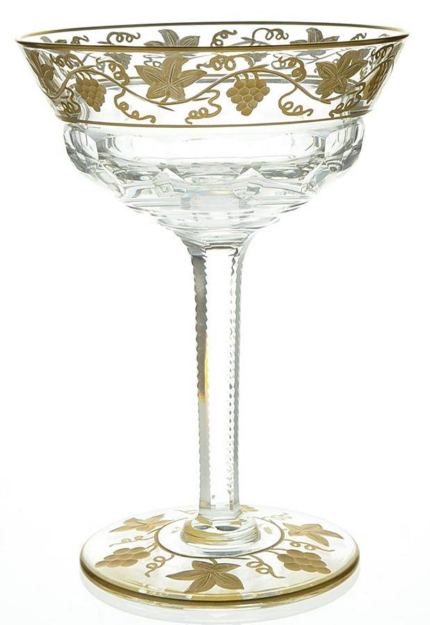 Pampre D'Or Champagne/Tall Sherbet by Val St Lambert-1