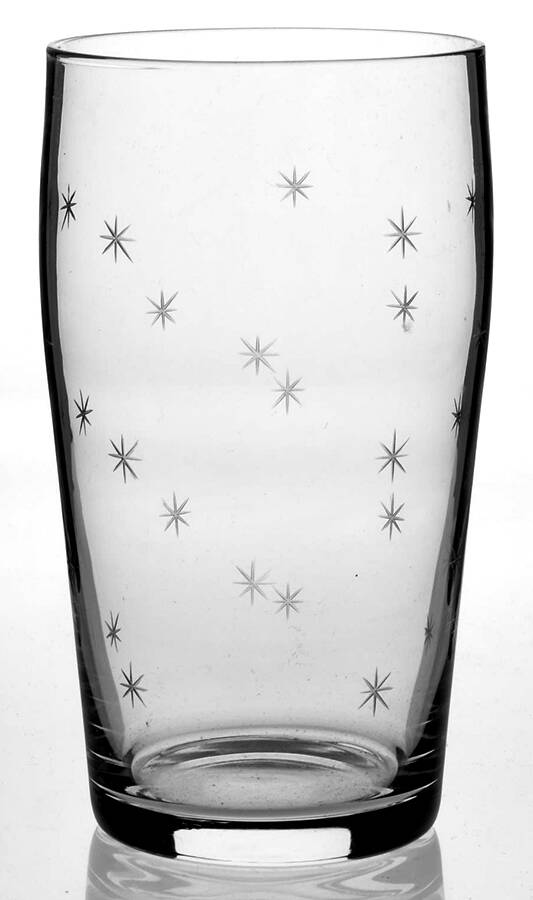 Pully Stars 14 Oz Flat Tumbler by Val St Lambert-1