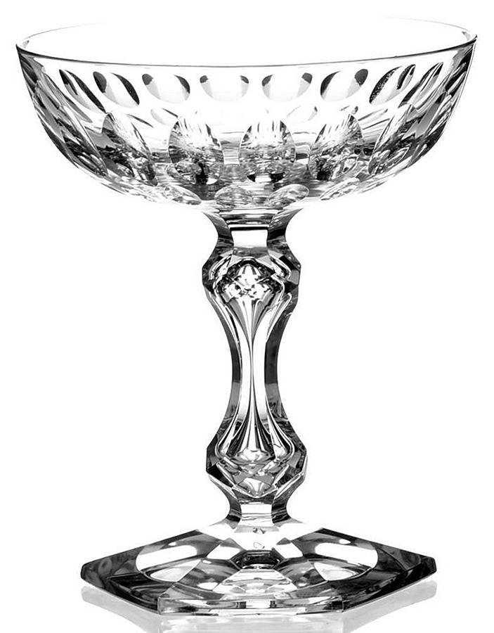 Queen Anne Champagne/Tall Sherbet by Val St Lambert-1