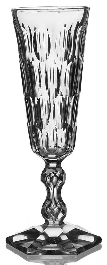 Queen Anne Fluted Champagne by Val St Lambert-1