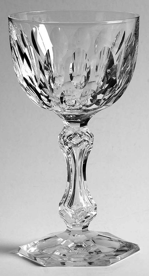 Queen Anne Water Goblet by Val St Lambert-1