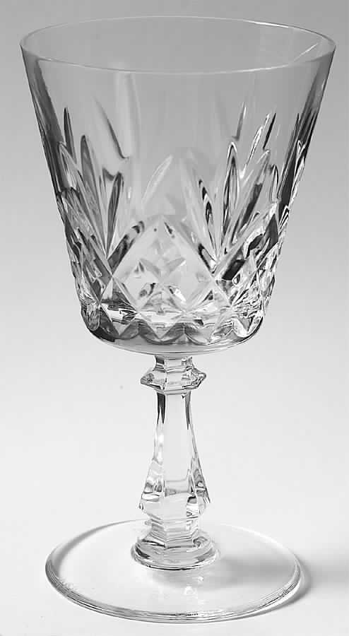 Rochelle Clear Water Goblet by Val St Lambert-1