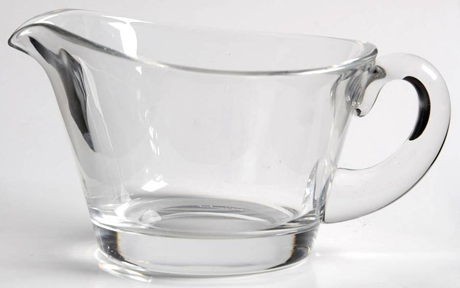 State Plain Creamer by Val St Lambert-1