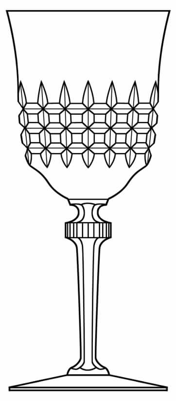 Tenor Water Goblet by Val St Lambert-1
