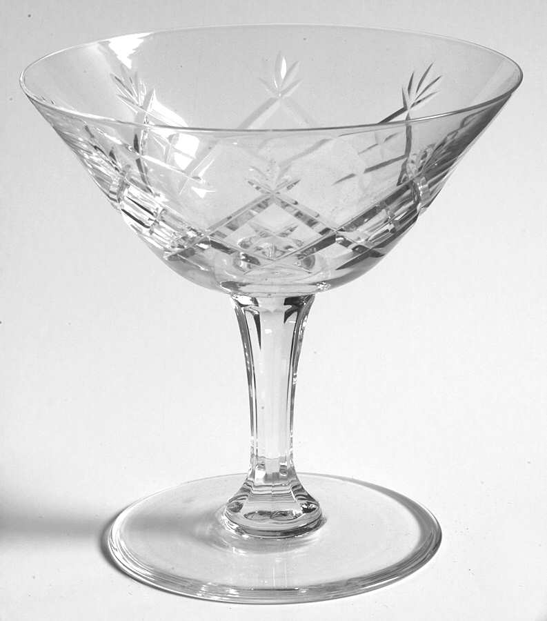 Vogue Champagne/Tall Sherbet by Val St Lambert-1