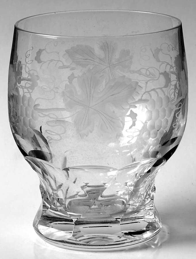 Vignes 10 Oz Flat Tumbler by Val St Lambert-1